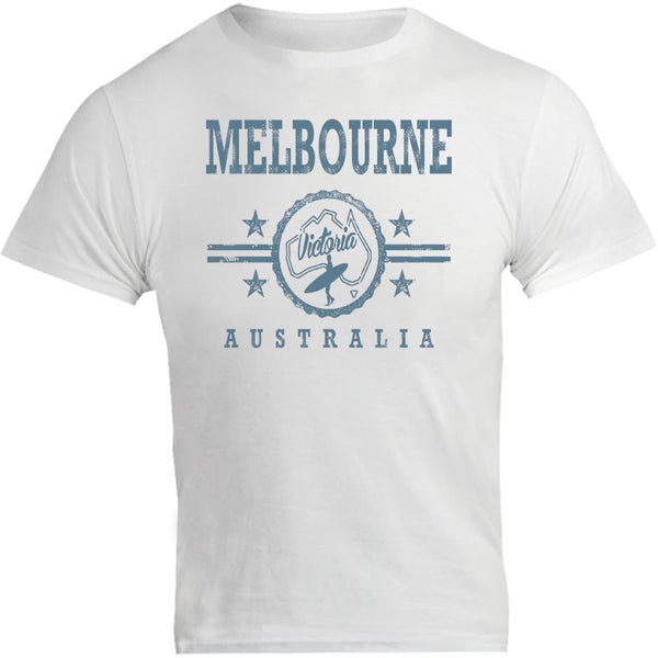 Melbourne Surf Label - Unisex Tee - Graphic Tees Australia