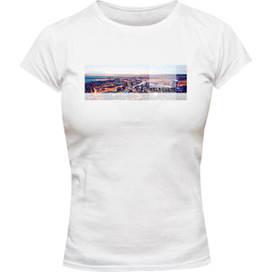 Melbourne Victoria Landscape - Ladies Slim Fit Tee - Graphic Tees Australia