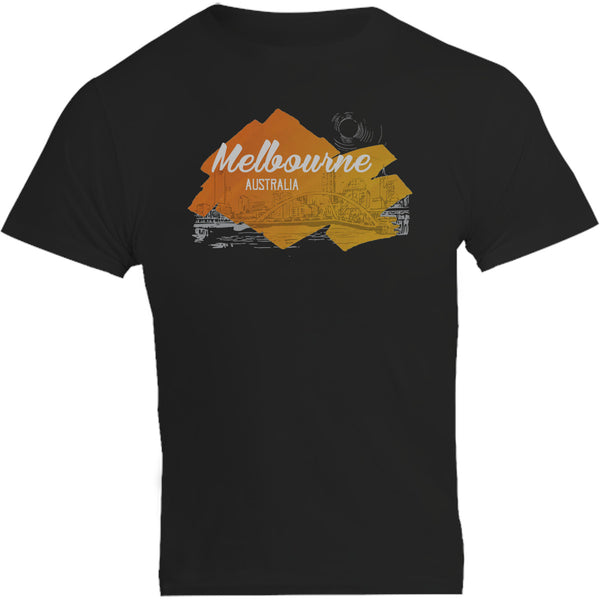 Melbourne Yellow Splash - Unisex Tee - Graphic Tees Australia