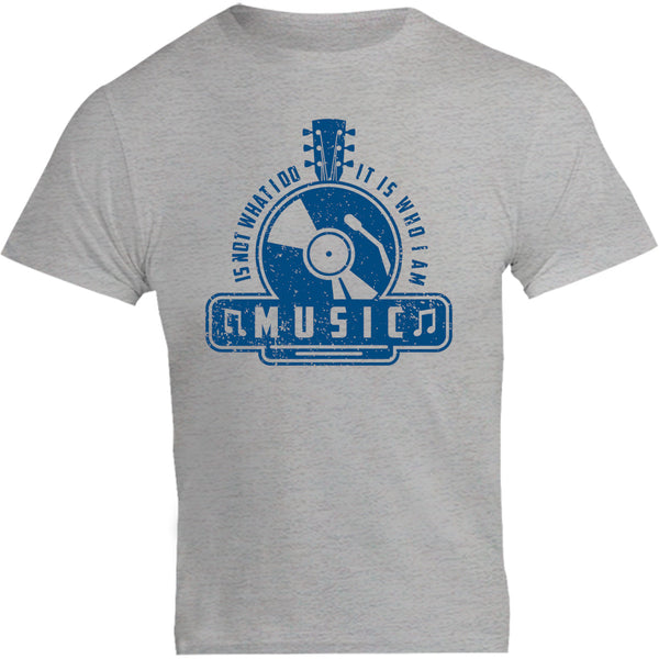 Music Is Who I Am - Unisex Tee - Plus Size