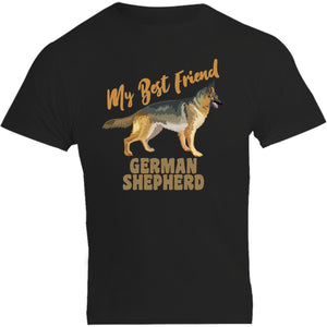 My Best Friend German Shepherd - Unisex Tee - Graphic Tees Australia