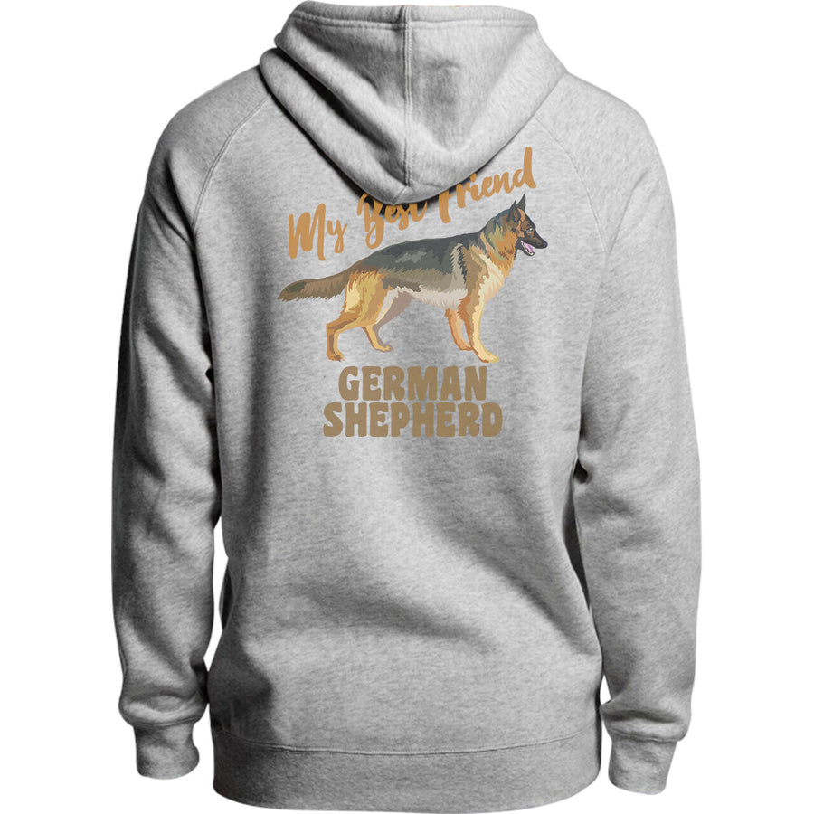 My Best Friend German Shepherd - Unisex Hoodie - Plus Size