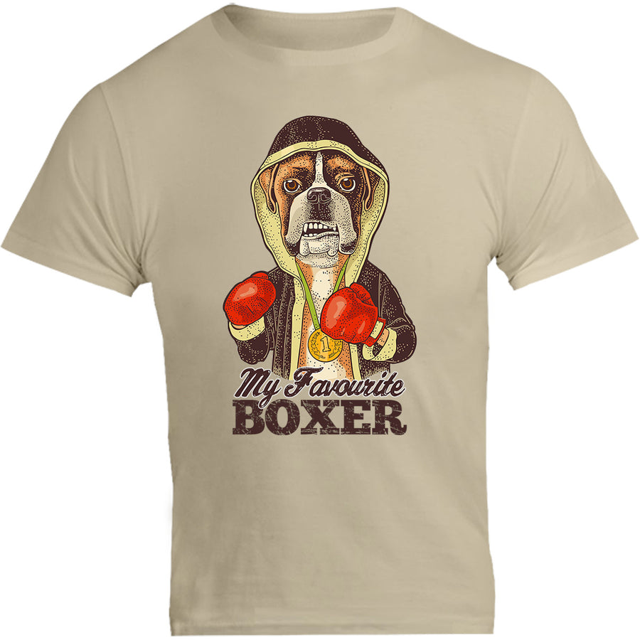 My Favourite Boxer - Unisex Tee - Graphic Tees Australia