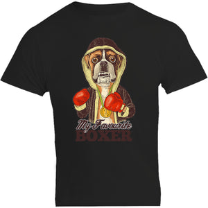 My Favourite Boxer - Unisex Tee - Graphic Tees Australia