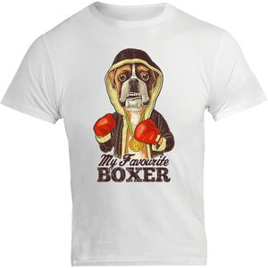 My Favourite Boxer - Unisex Tee - Graphic Tees Australia