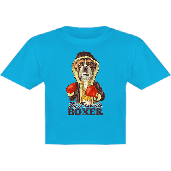 My Favourite Boxer - Youth & Infant Tee - Graphic Tees Australia