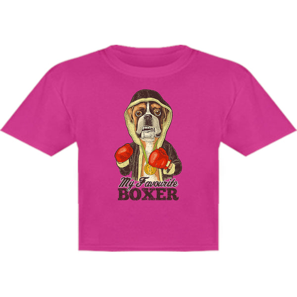 My Favourite Boxer - Youth & Infant Tee - Graphic Tees Australia