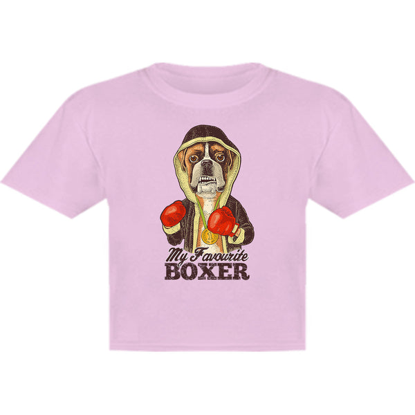 My Favourite Boxer - Youth & Infant Tee - Graphic Tees Australia