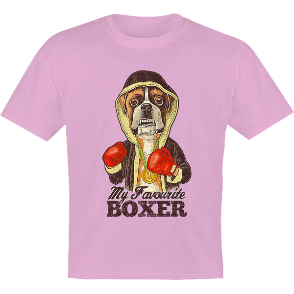 My Favourite Boxer - Youth & Infant Tee - Graphic Tees Australia