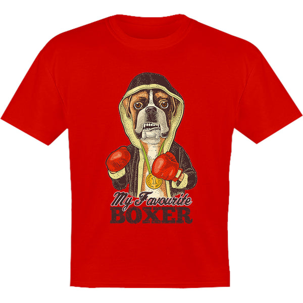 My Favourite Boxer - Youth & Infant Tee - Graphic Tees Australia