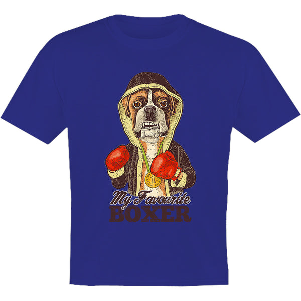 My Favourite Boxer - Youth & Infant Tee - Graphic Tees Australia