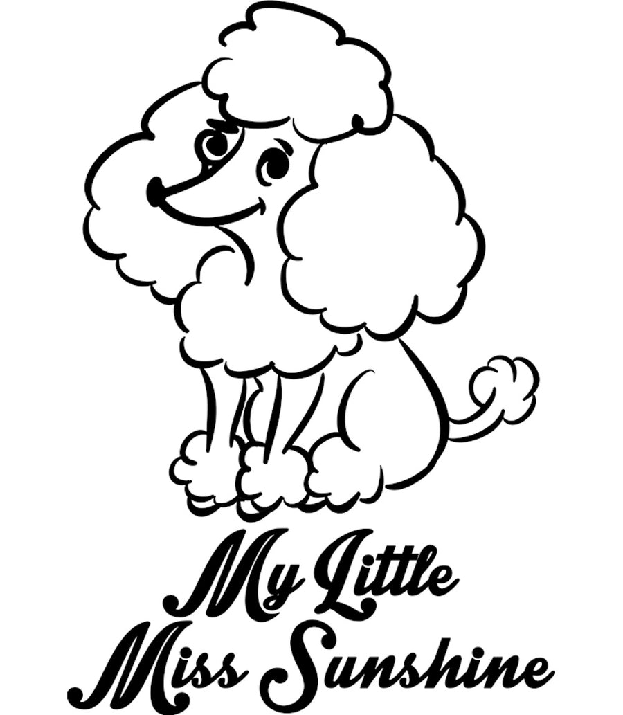 My Little Miss Sunshine - Ladies Relaxed Fit Tee - Graphic Tees Australia