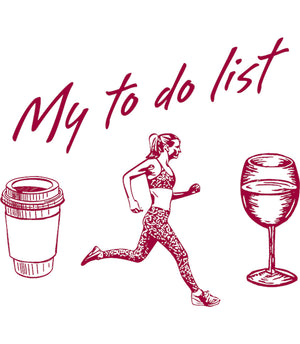 My To Do List - Ladies Slim Fit Tee - Graphic Tees Australia