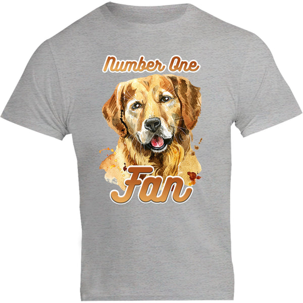 Number One Fan Golden Retriever - Unisex Tee - Plus Size