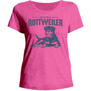 Original Rottweiler - Ladies Relaxed Fit Tee - Graphic Tees Australia