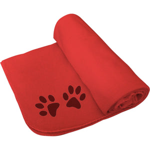 Paw Print - Polar Fleece Blanket - Graphic Tees Australia