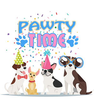 Pawty Time - Youth & Infant Tee - Graphic Tees Australia