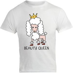 Poodle Beauty Queen - Unisex Tee - Graphic Tees Australia