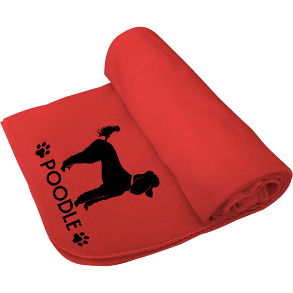 Poodle - Polar Fleece Blanket - Graphic Tees Australia