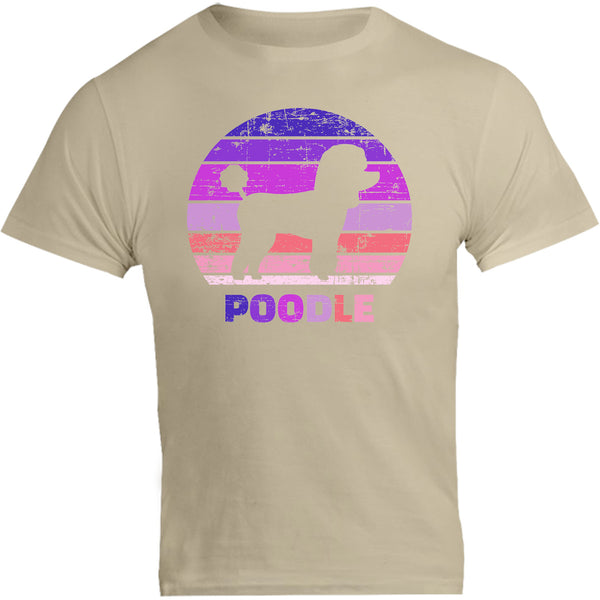 Poodle Silhouette Retro - Unisex Tee - Graphic Tees Australia