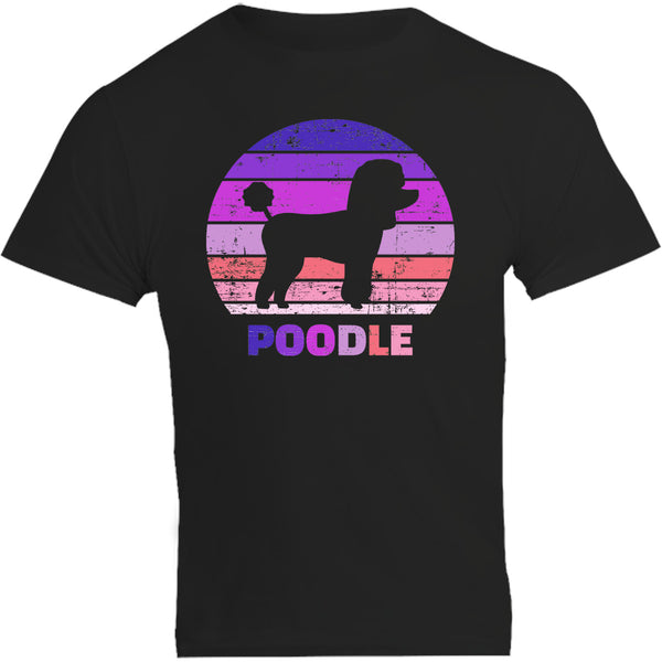 Poodle Silhouette Retro - Unisex Tee - Graphic Tees Australia