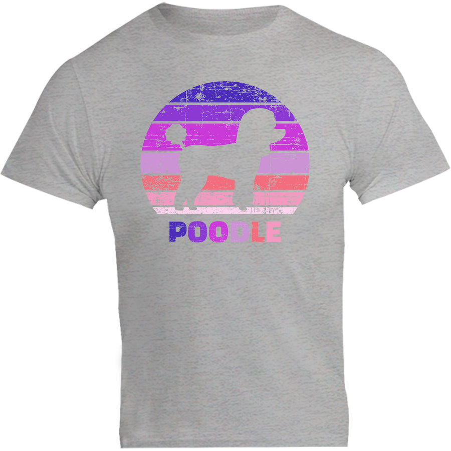 Poodle Silhouette Retro - Unisex Tee - Plus Size