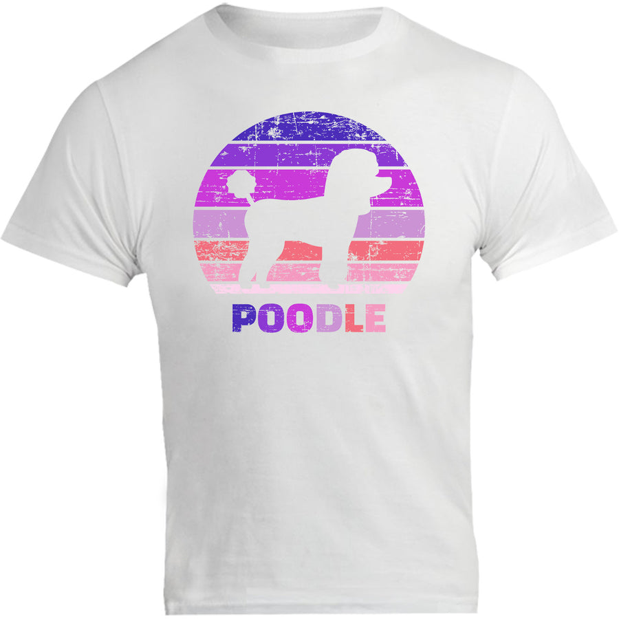 Poodle Silhouette Retro - Unisex Tee - Graphic Tees Australia