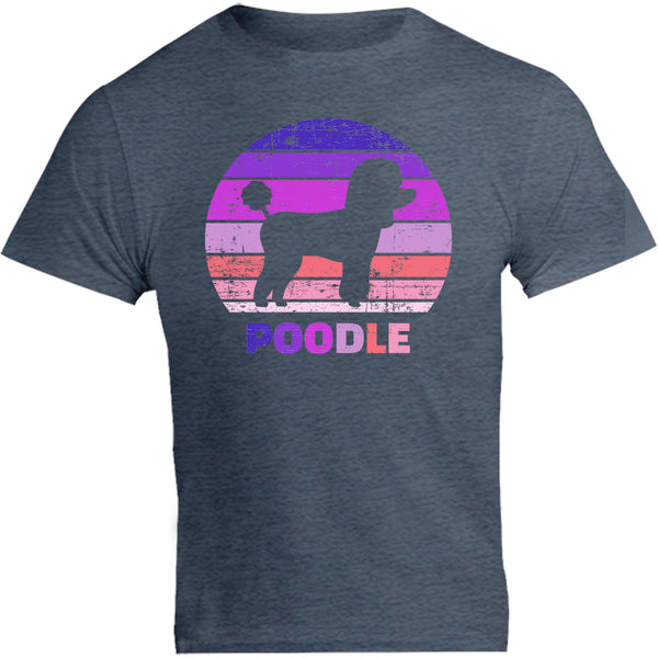 Poodle Silhouette Retro - Unisex Tee - Graphic Tees Australia