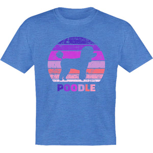 Poodle Silhouette Retro - Youth & Infant Tee - Graphic Tees Australia