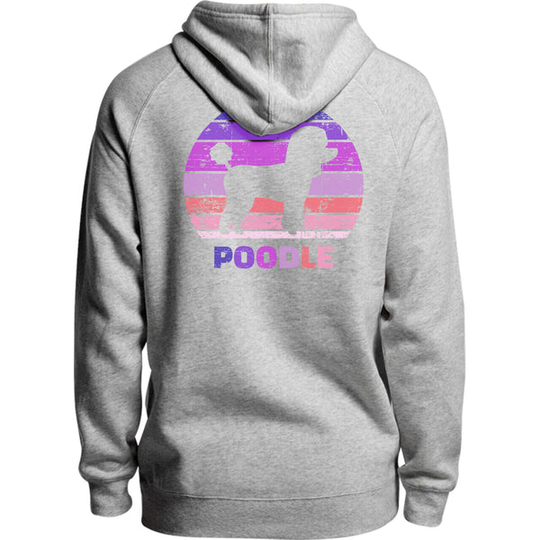 Poodle Silhouette Retro - Unisex Hoodie - Plus Size