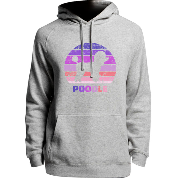 Poodle Silhouette Retro - Unisex Hoodie - Plus Size