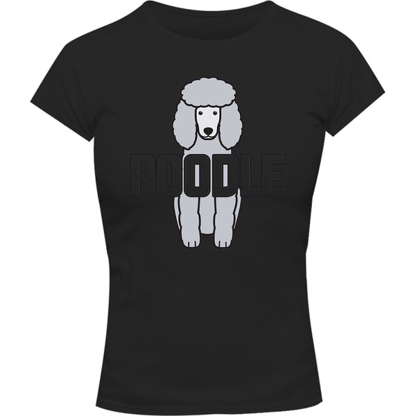 Poodle The Original - Ladies Slim Fit Tee - Graphic Tees Australia