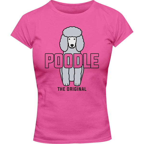 Poodle The Original - Ladies Slim Fit Tee - Graphic Tees Australia