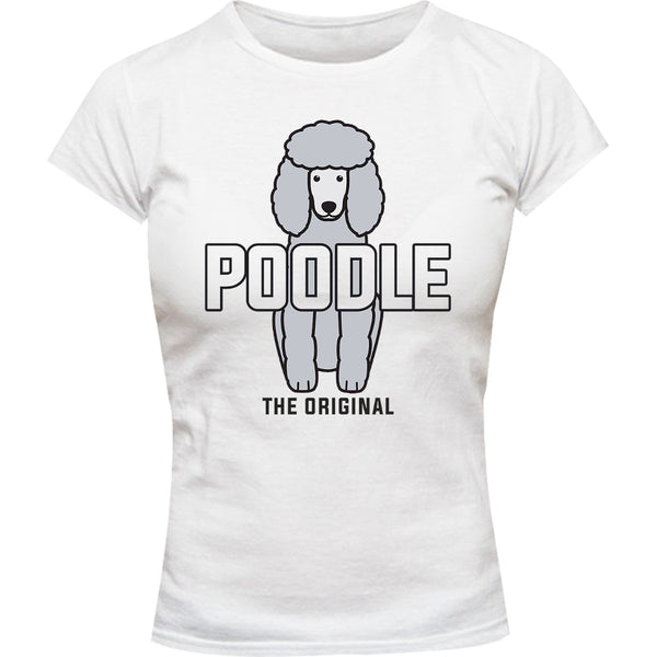 Poodle The Original - Ladies Slim Fit Tee - Graphic Tees Australia