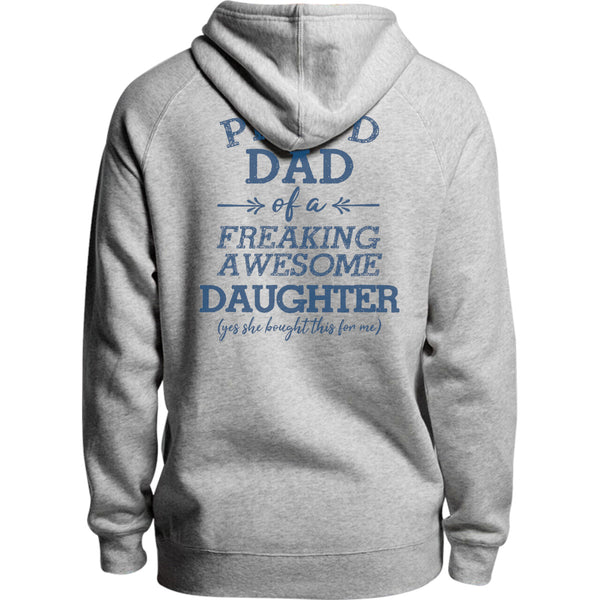 Proud Dad Awesome Daughter - Unisex Hoodie - Plus Size - Graphic Tees Australia