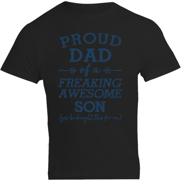 Proud Dad Awesome Son - Unisex Tee - Plus Size - Graphic Tees Australia