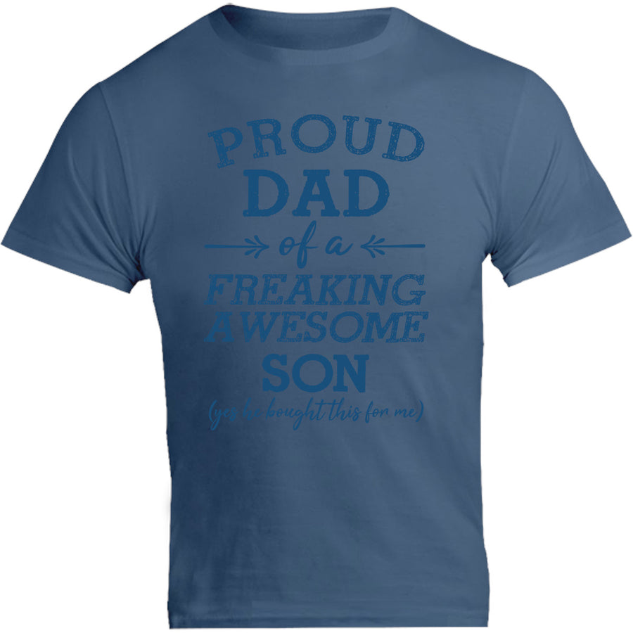 Proud Dad Awesome Son - Unisex Tee - Graphic Tees Australia