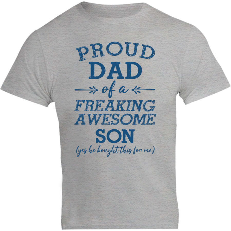 Proud Dad Awesome Son - Unisex Tee - Graphic Tees Australia