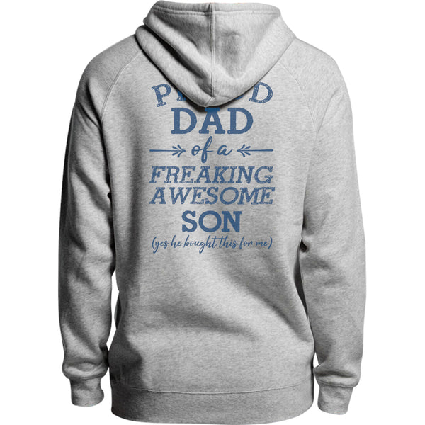 Proud Dad Awesome Son - Unisex Hoodie - Plus Size - Graphic Tees Australia