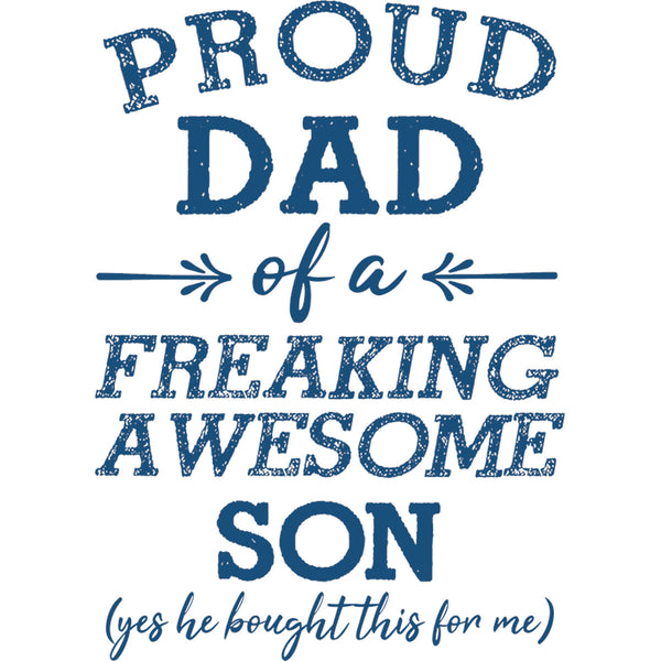 Proud Dad Awesome Son - Unisex Tee - Plus Size - Graphic Tees Australia