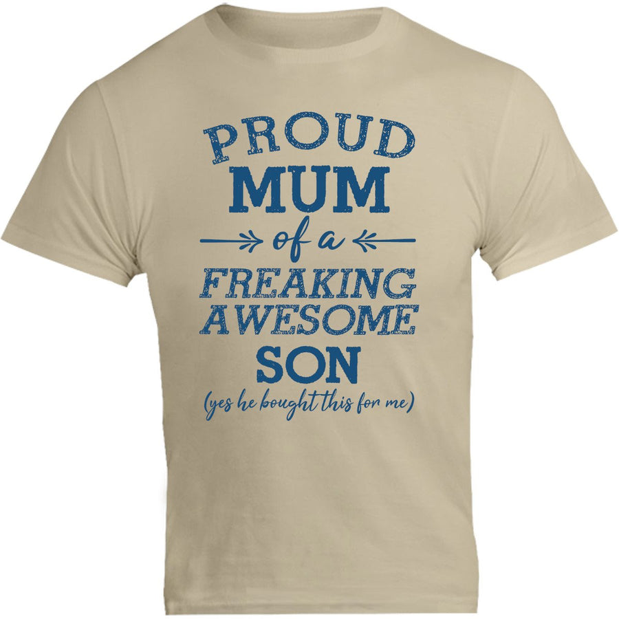 Proud Mum Awesome Son - Unisex Tee