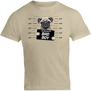 Pug Bad Boy - Unisex Tee - Graphic Tees Australia