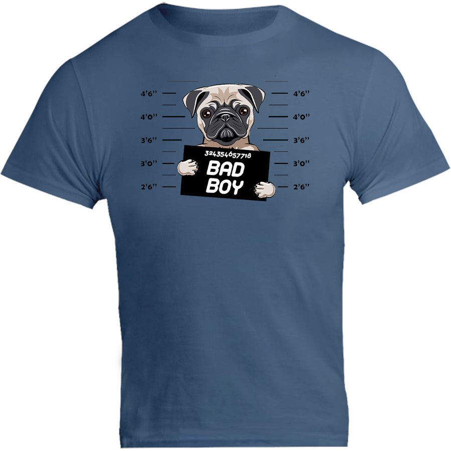 Pug Bad Boy - Unisex Tee - Graphic Tees Australia