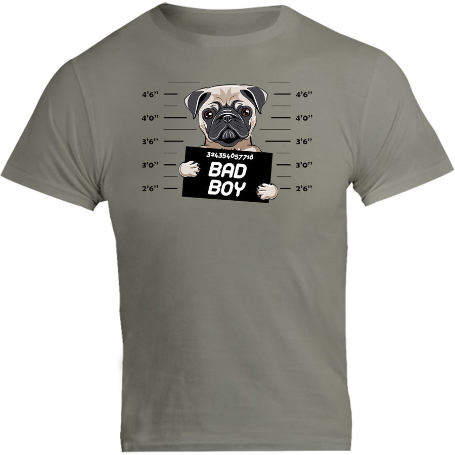 Pug Bad Boy - Unisex Tee - Graphic Tees Australia