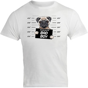 Pug Bad Boy - Unisex Tee - Graphic Tees Australia