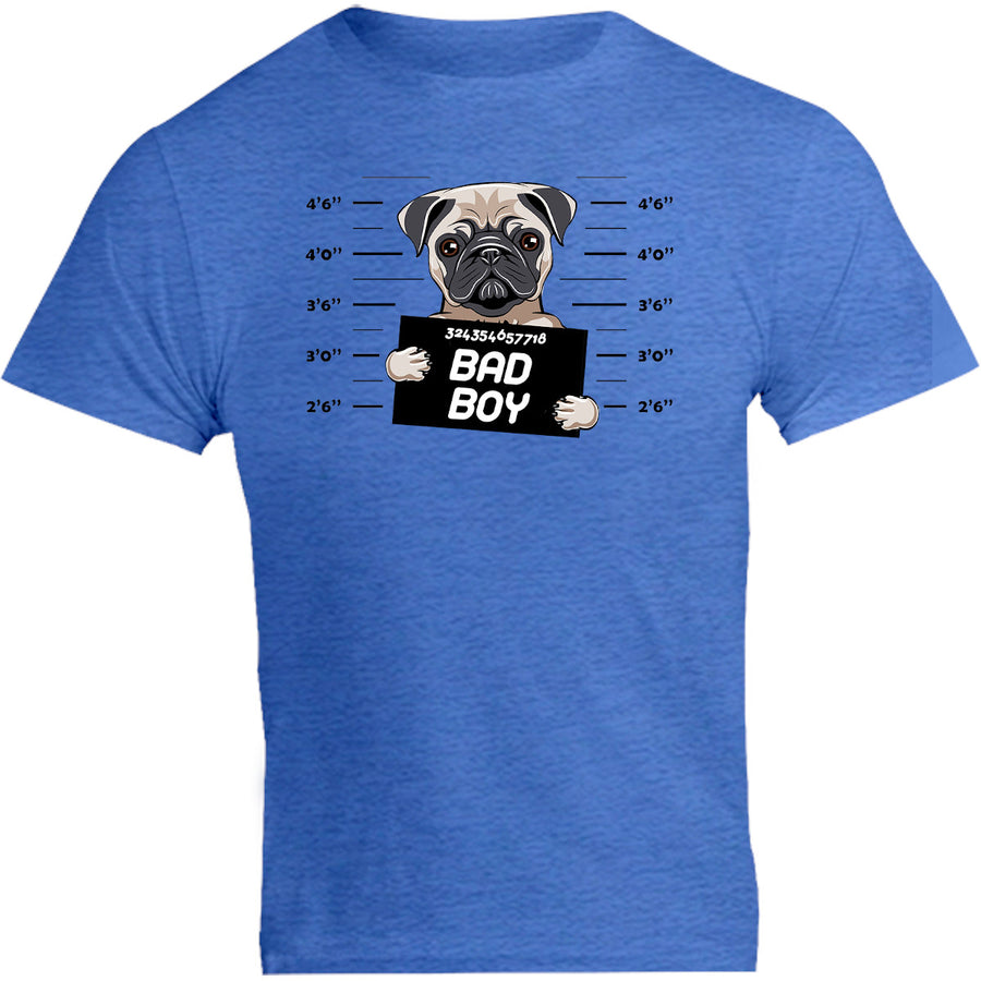 Pug Bad Boy - Unisex Tee - Graphic Tees Australia