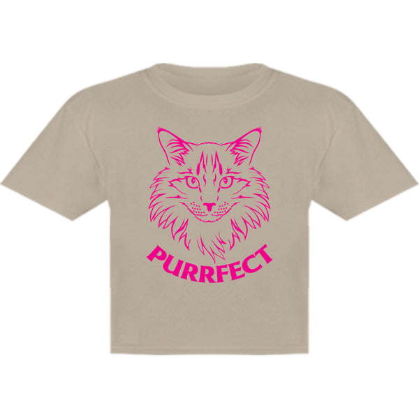 Purrfect - Youth & Infant Tee - Graphic Tees Australia