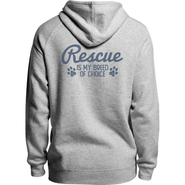 Rescue Is My Breed Of Choice - Unisex Hoodie - Plus Size - Graphic Tees Australia