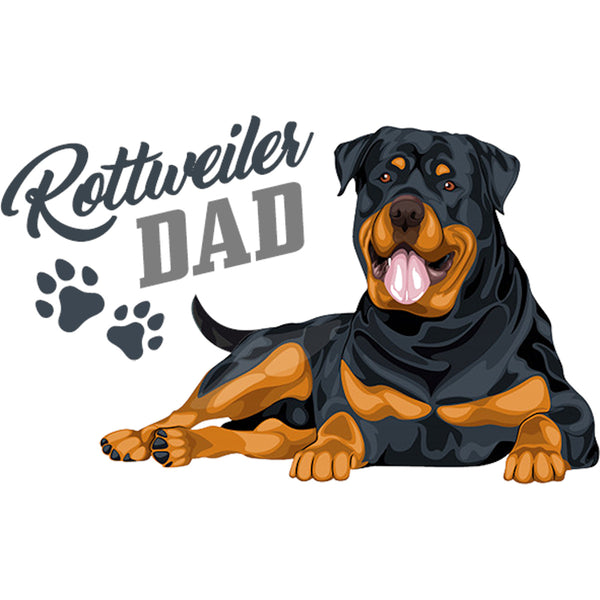 Rottweiler Dad - Unisex Tee - Graphic Tees Australia