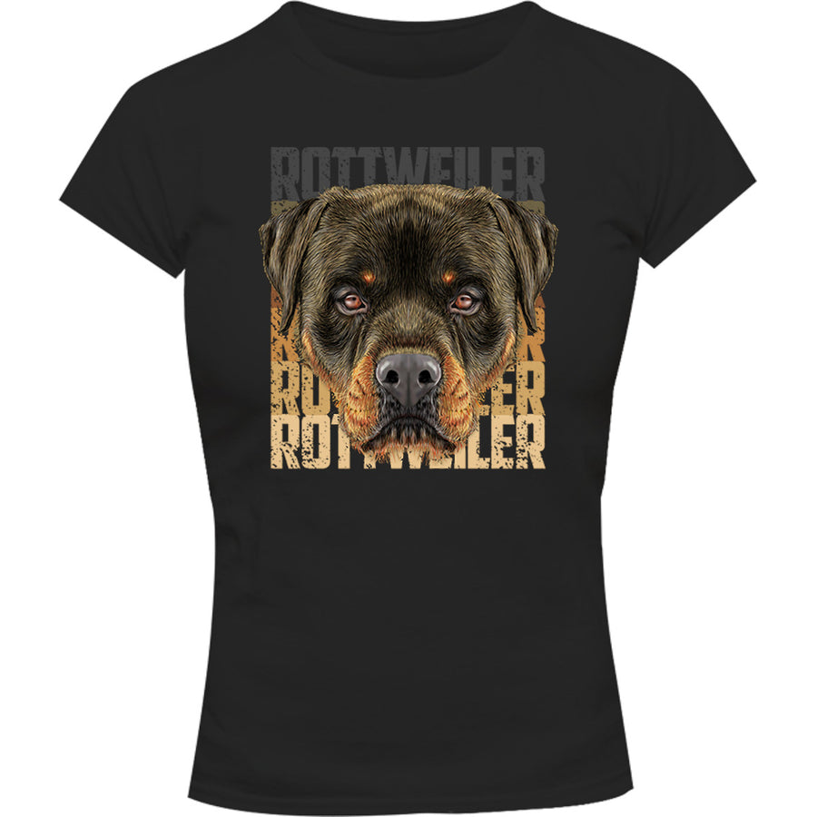 Rottweiler - Ladies Slim Fit Tee - Graphic Tees Australia